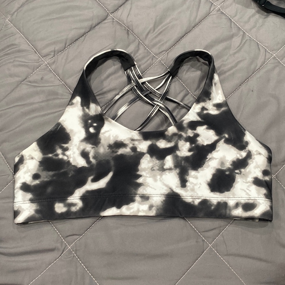 Tie-dye sports bra